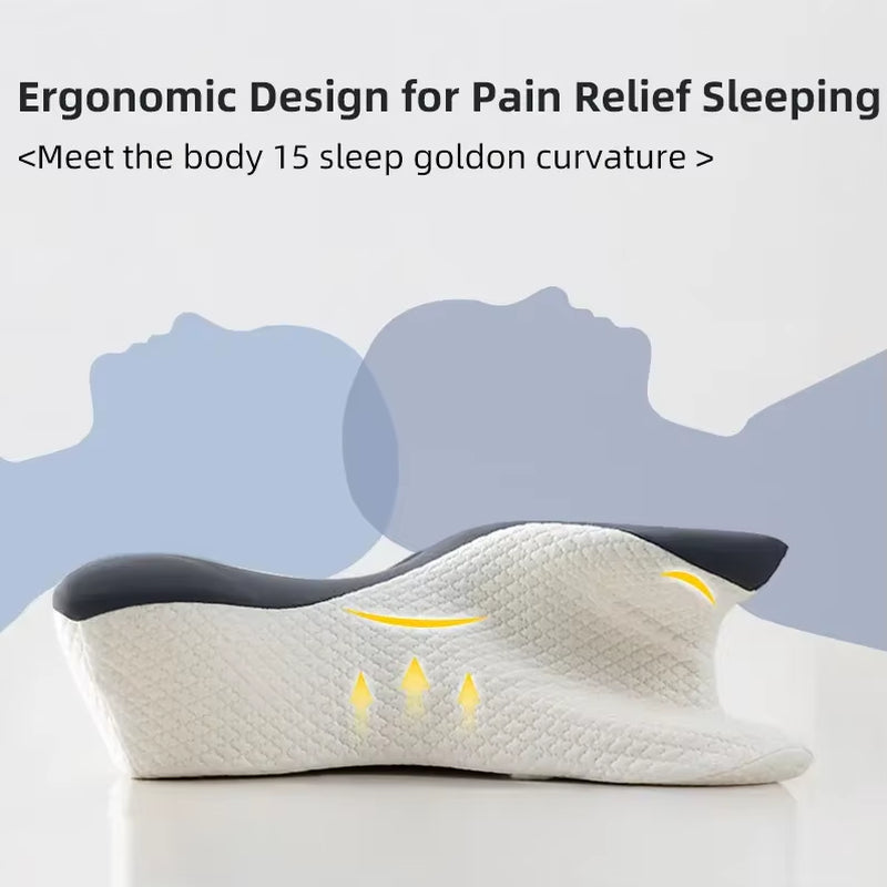 Butterfly Shape Pillow Neck Protection Slow Rebound Memory Foam Pillow Health Care Cervical Orthopedic Neck Foam Pillows