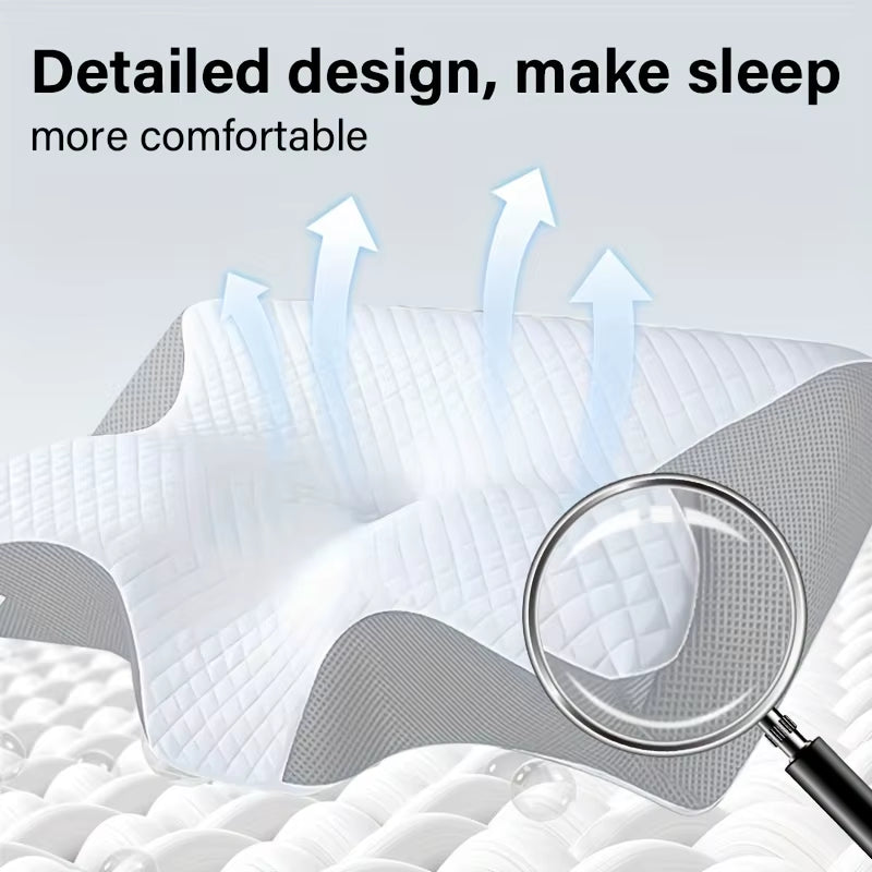 Pillow, Ergonomic Neck Cushion, Relaxing Sleep Neck Pillow, New Type of Memory Foam Slow-Rebound Neck Pillow
